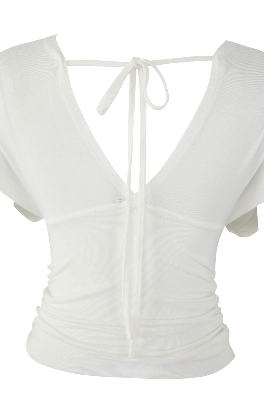 Ekru Fitted/Vucuda Oturan Buzgu/Drape Detayl? Orme Bluz TWOSS25BZ00605