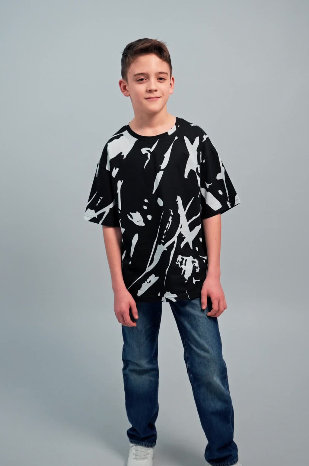 Детская футболка оверсайз Happyfox