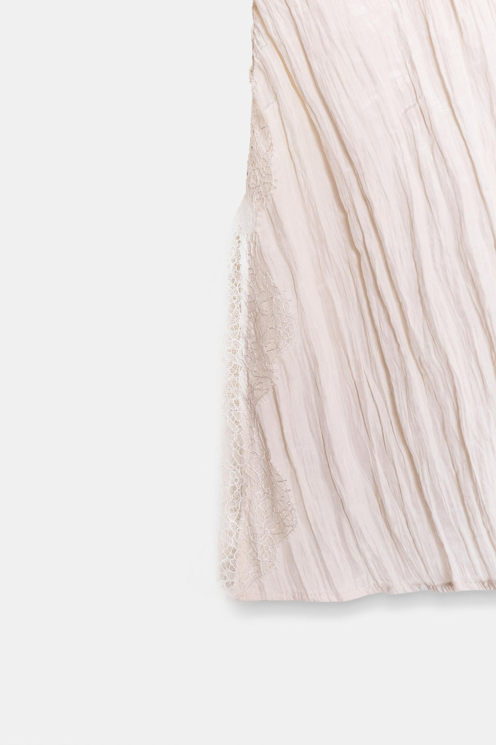 TOP LENCERO EFECTO ARRUGADO / Crudo - Zara фото 9