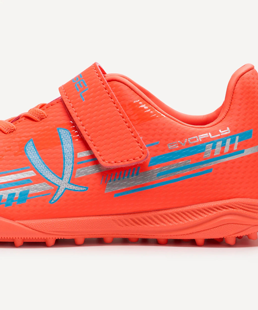 Бутсы многошиповые Jogel Evofly TF Talant KIDS, coral  фото 5