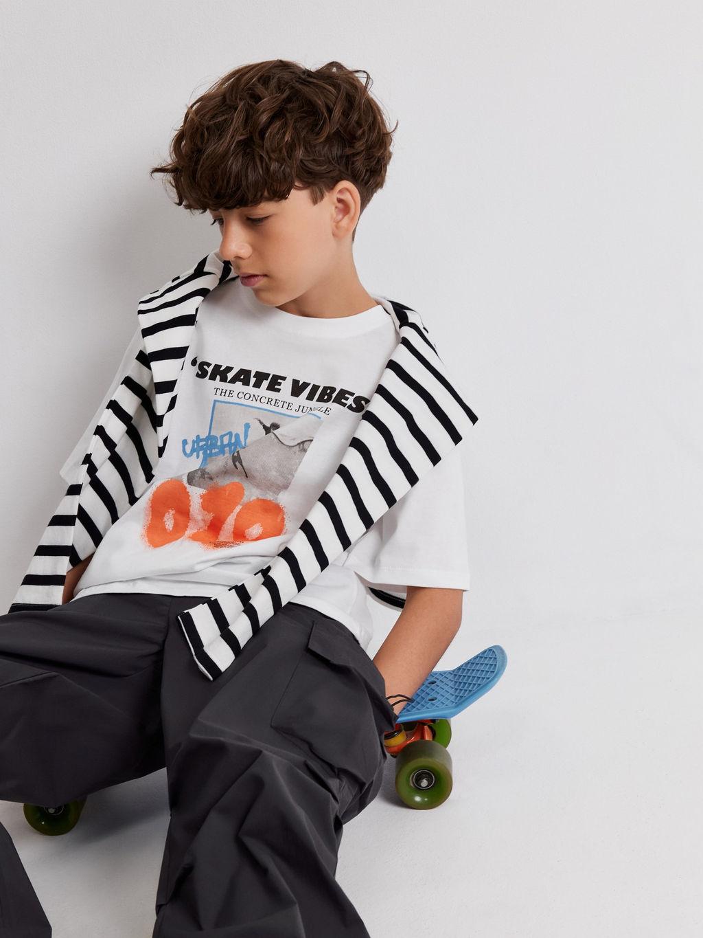 ACOOLA / Футболка детская для мальчиков Meringue белый