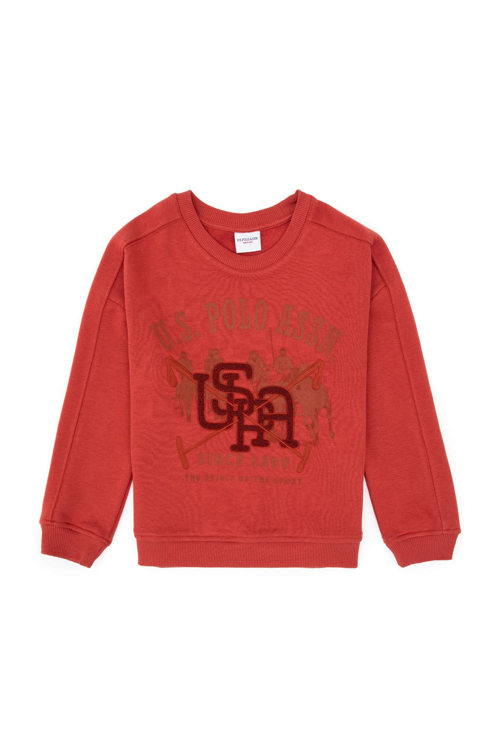 Erkek _ocuk G_l Kurusu Bisiklet Yaka Sweatshirt