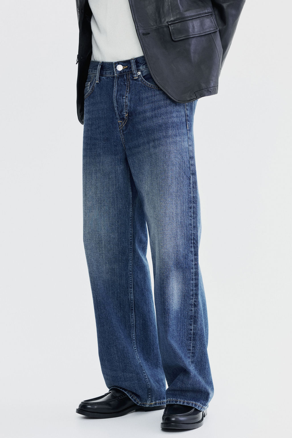 Loose Straight Jeans - H&m фото 12