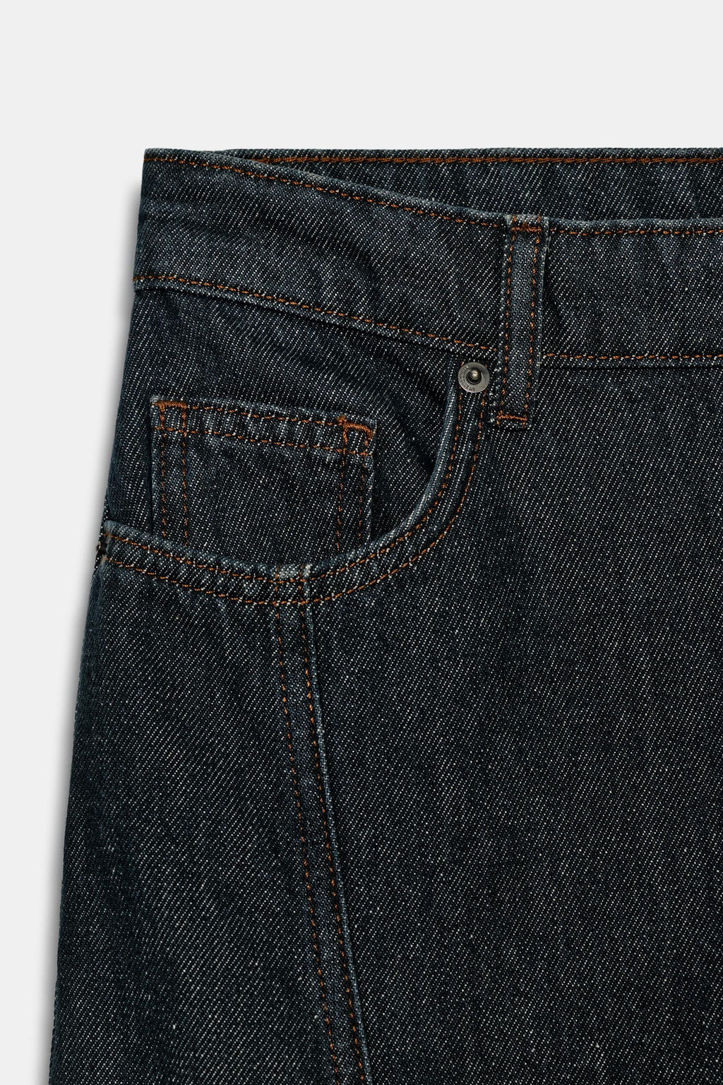 ZW COLLECTION WIDE-LEG MID-WAIST JEANS - Zara фото 7