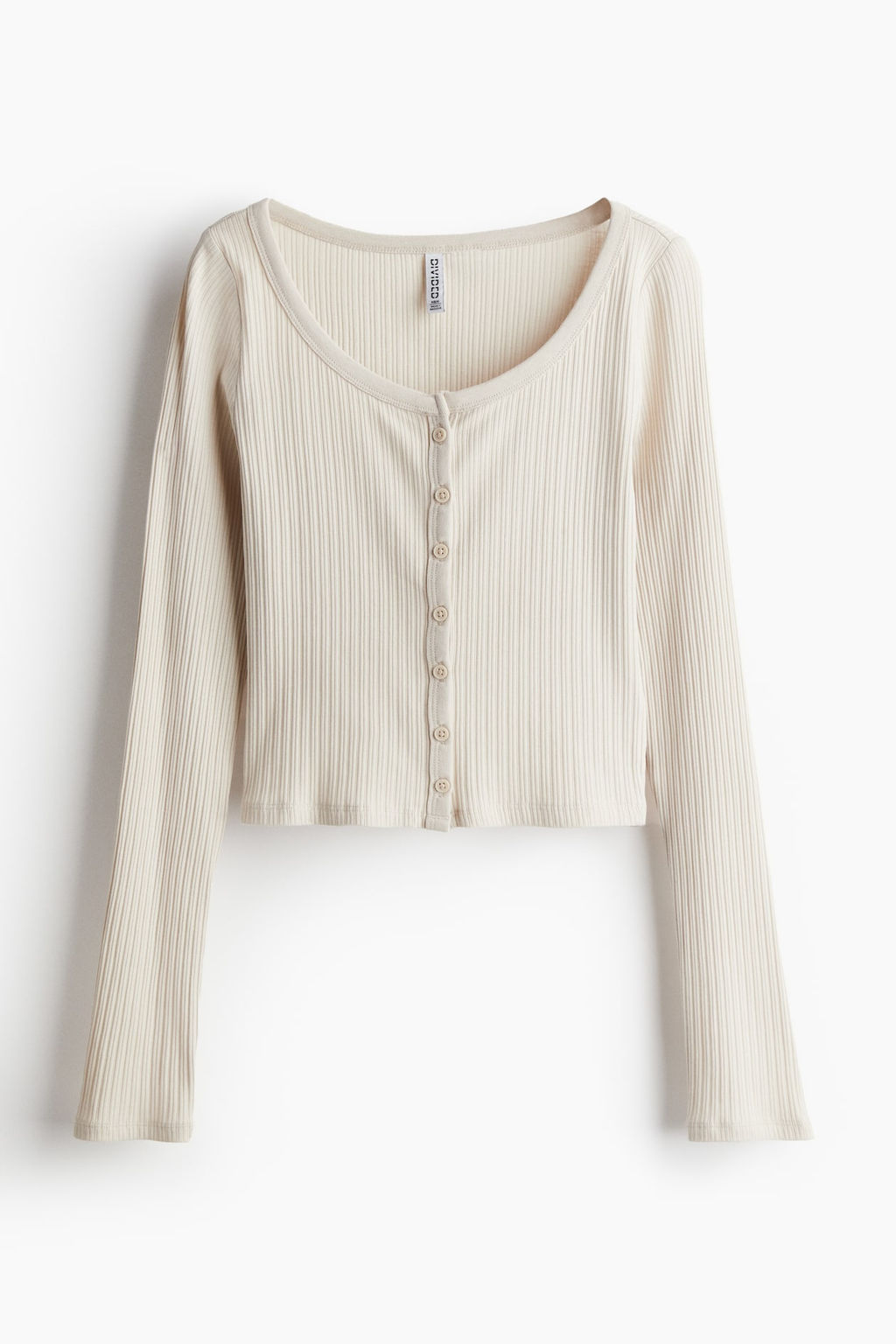 Top de canale con botones - H&m фото 6