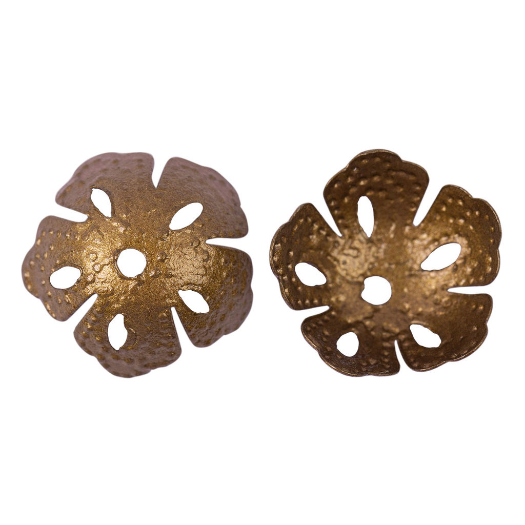 Zlatka Розетка для бус DC-007/5 15 мм 2 мм 5 шт №04 под бронзу