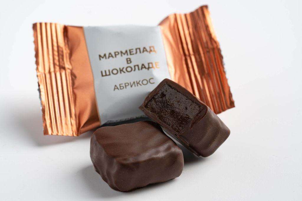 Шоколадные конфеты ЖЕЛЕ & ШОКОЛАД (ассорти) фантик - Петербургская коллекция фото 5