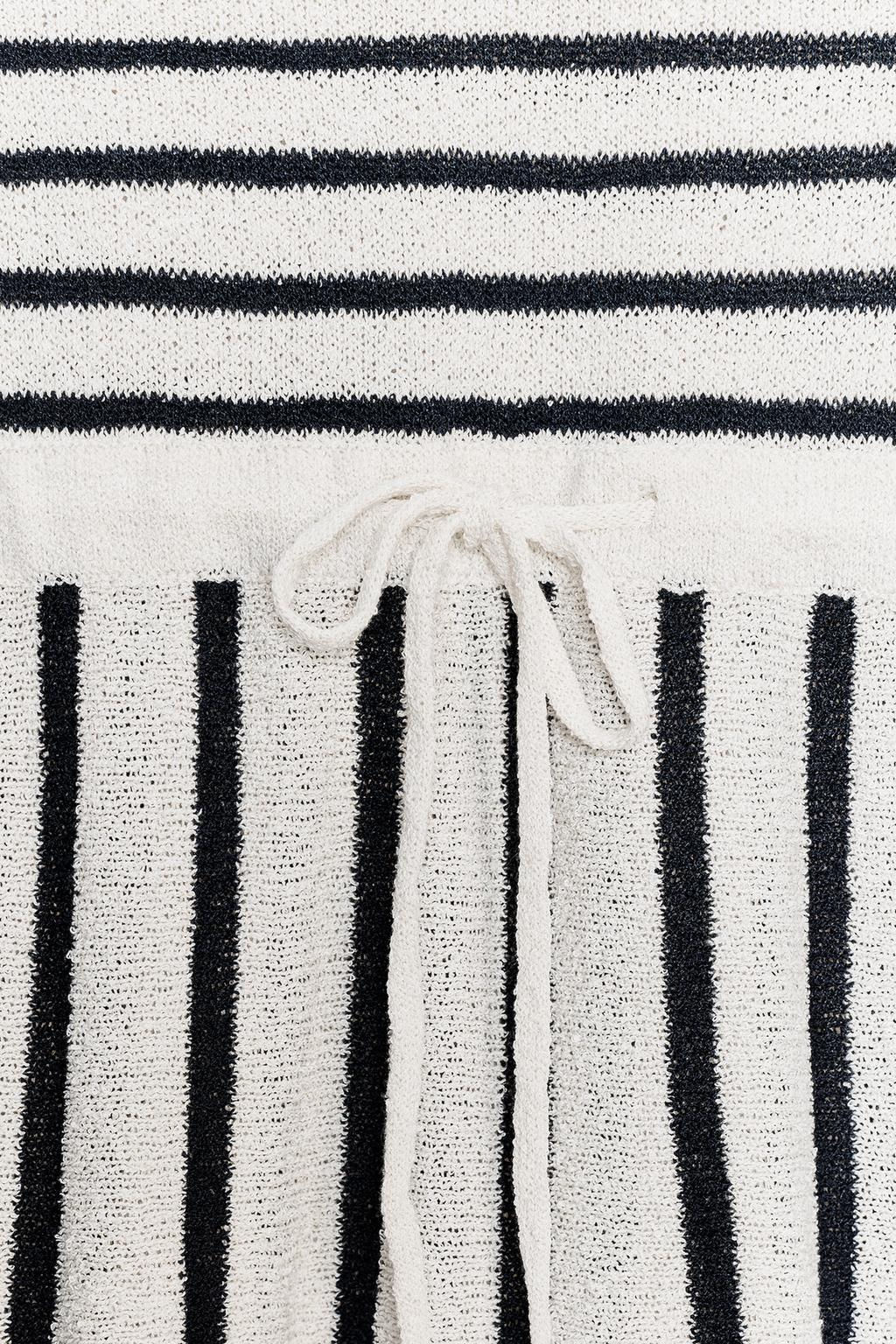 STRIPED CUT-OUT KNIT DRESS - Zara фото 6