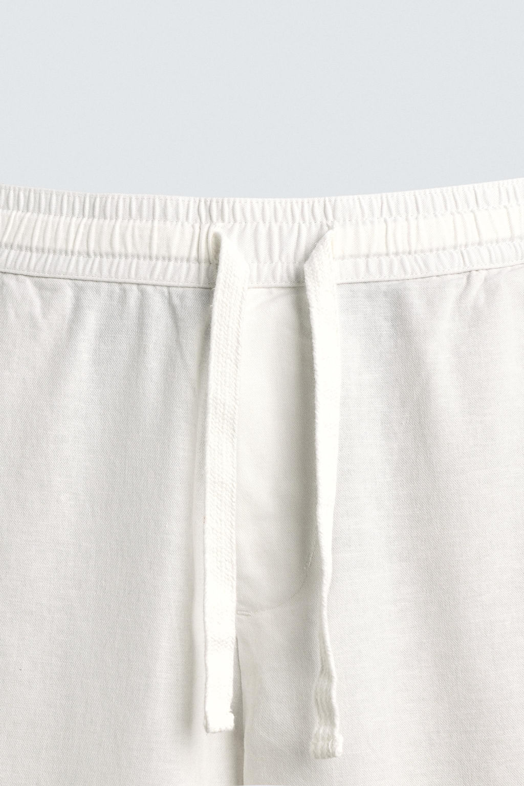 PANTAL?N RELAXED FIT ALGOD?N - LINO / Blanco roto - Zara фото 8