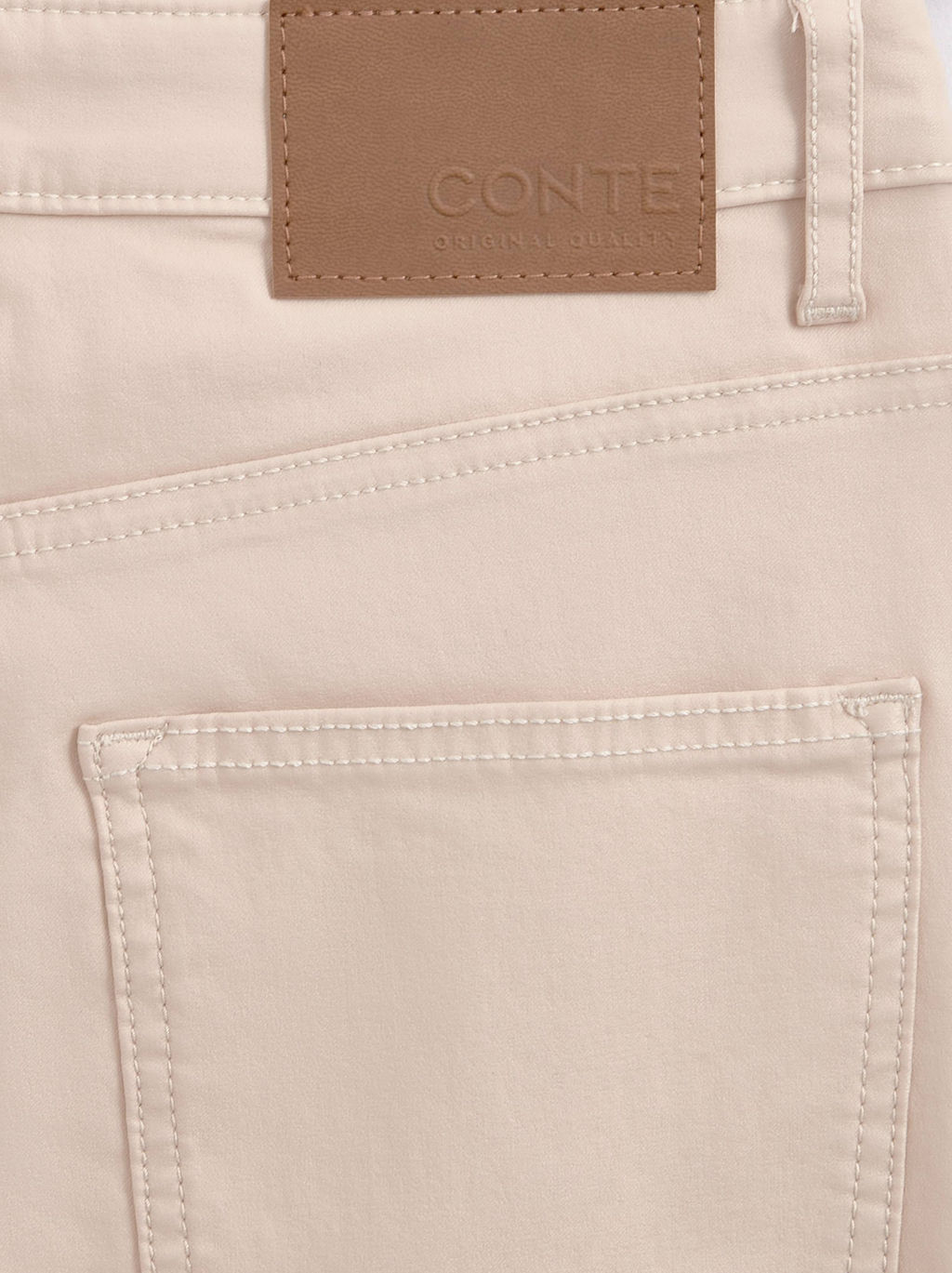 CONTE CON-699 Джинсы straight под кожу с высокой посадкой ecru - Conte elegant фото 8