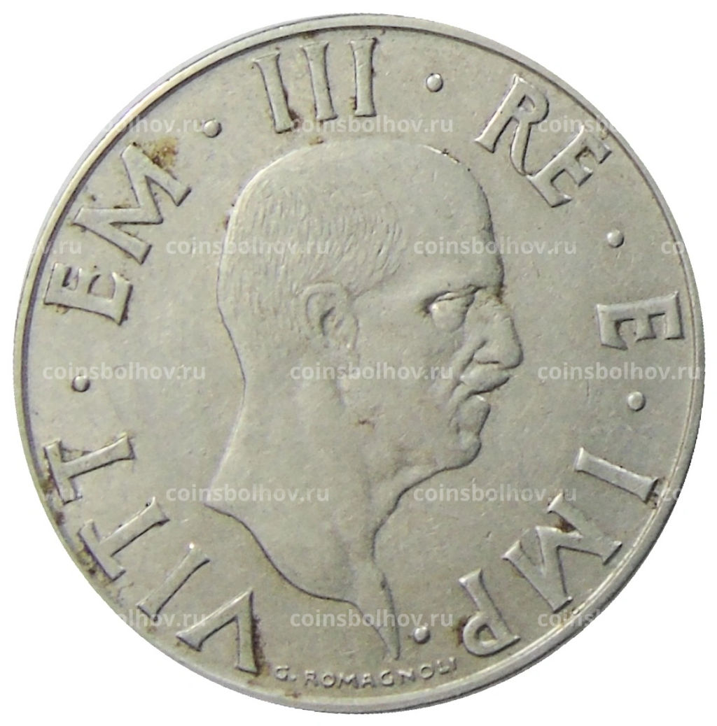 2 лиры 1940 года Италия