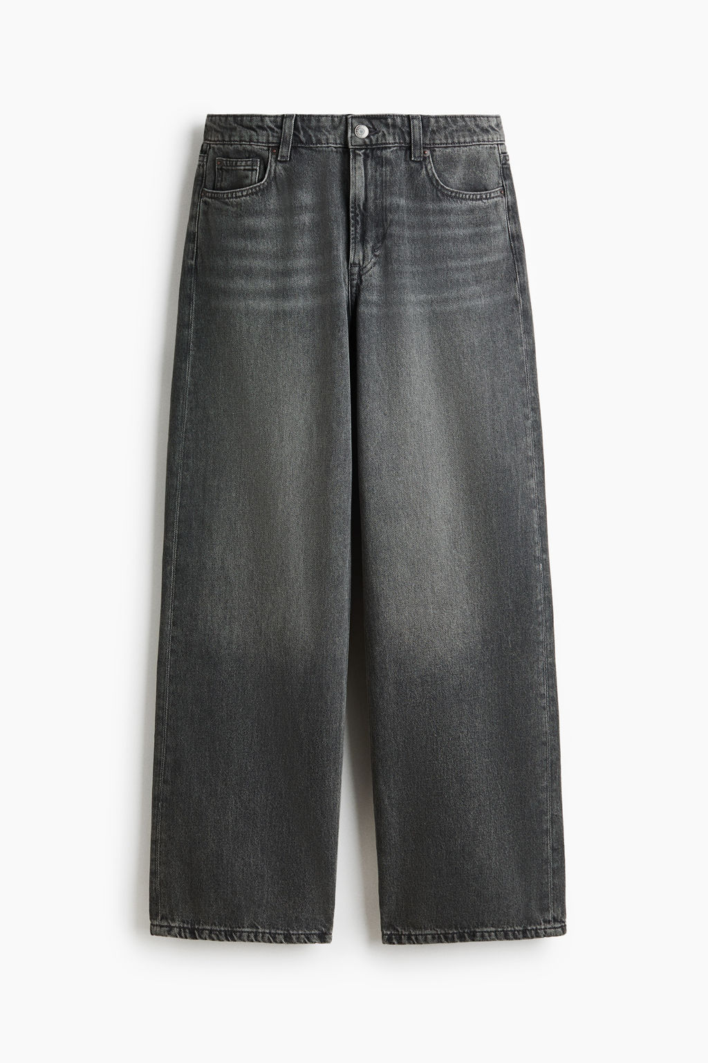 Baggy Regular Waist Jeans - H&m фото 2