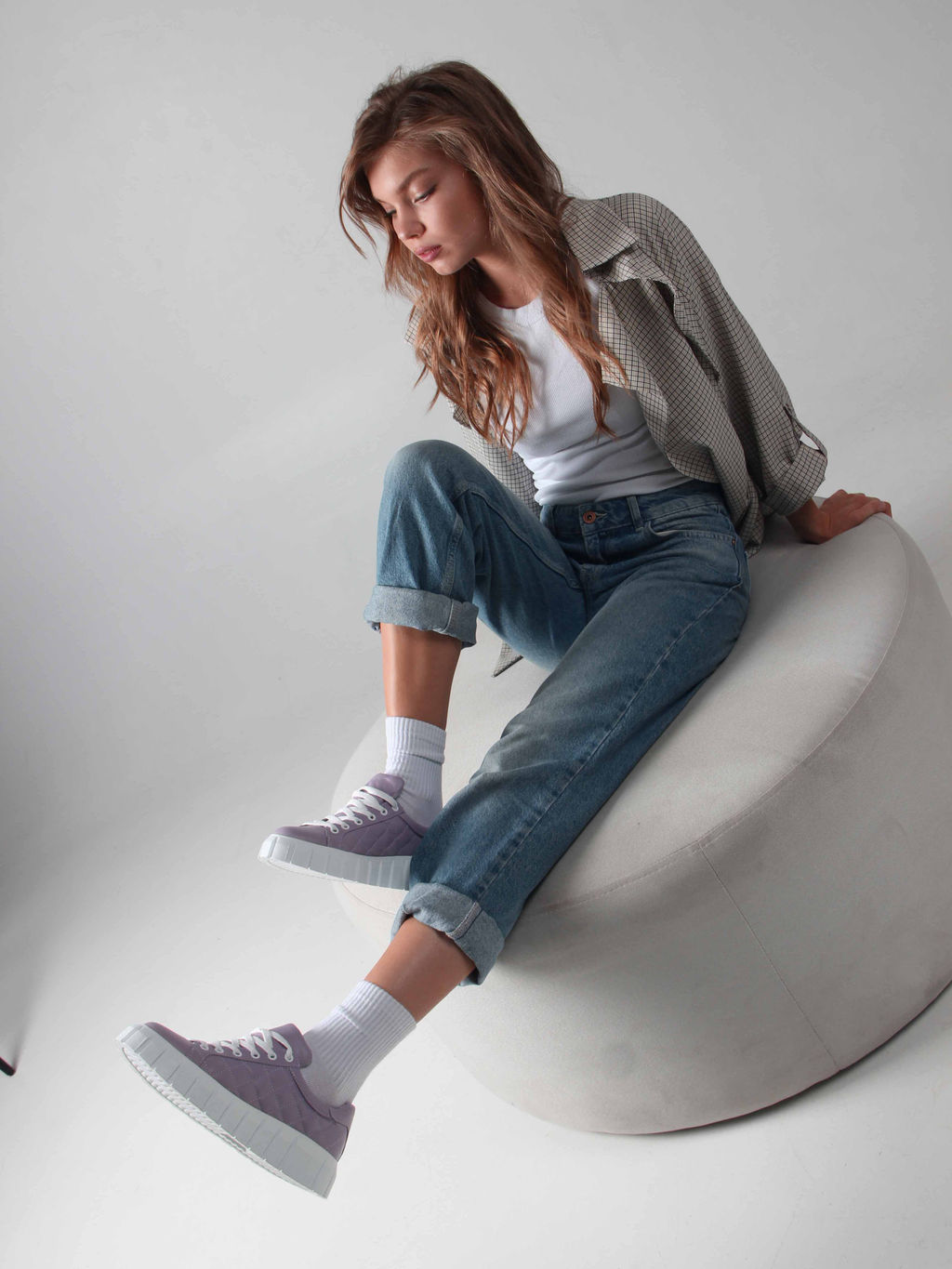 Кеды EDART 146.91505 w. lilac - Ed'art фото 2