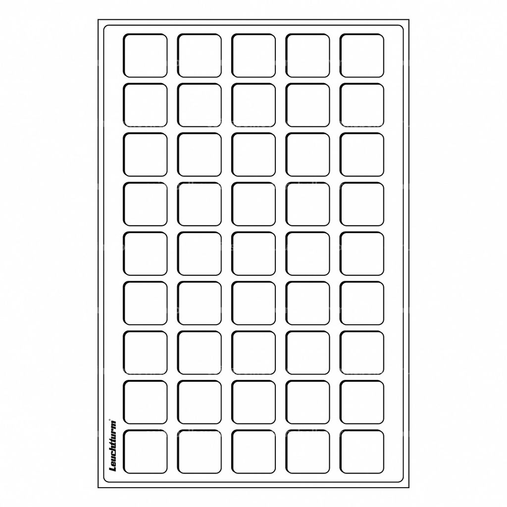 Планшет для 45 монет диаметром 31 мм (упаковка 2 штуки) Синий LEUCHTTURM 317701