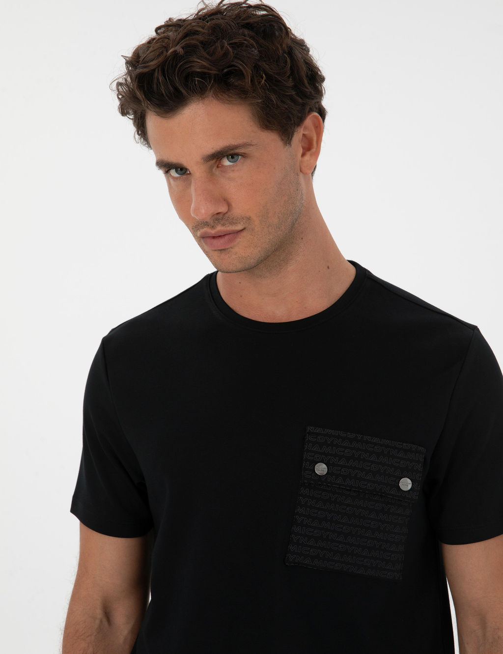 Siyah Regular Fit Ti__rt