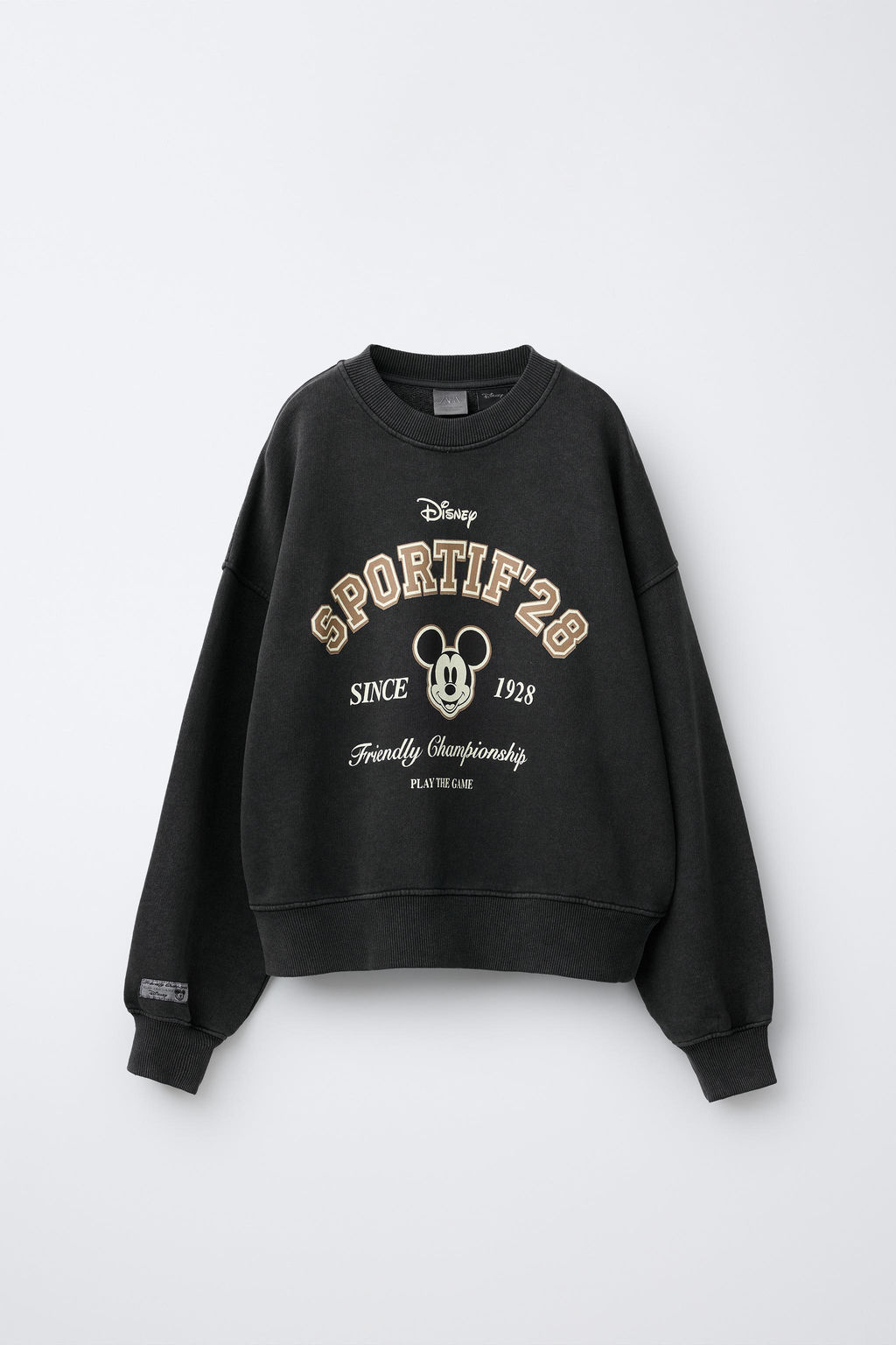 FADED MICKEY MOUSE  DISNEY SWEATSHIRT - Zara фото 9