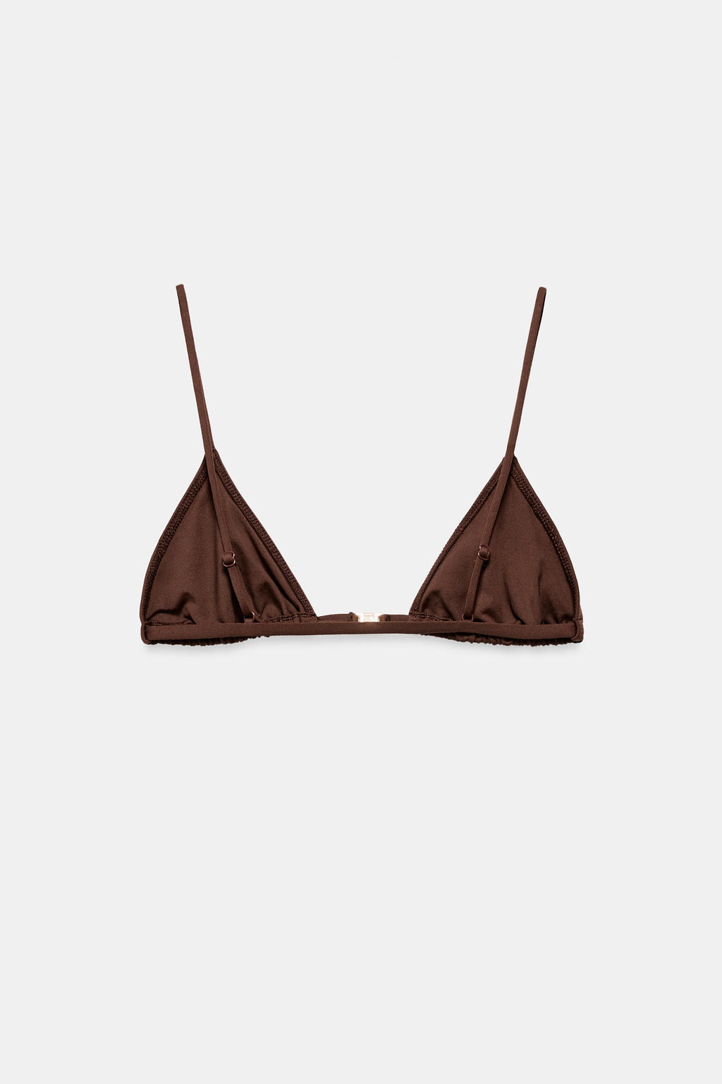 TOP BIKINI LISO CORTINILLA / Marr?n - Zara фото 5