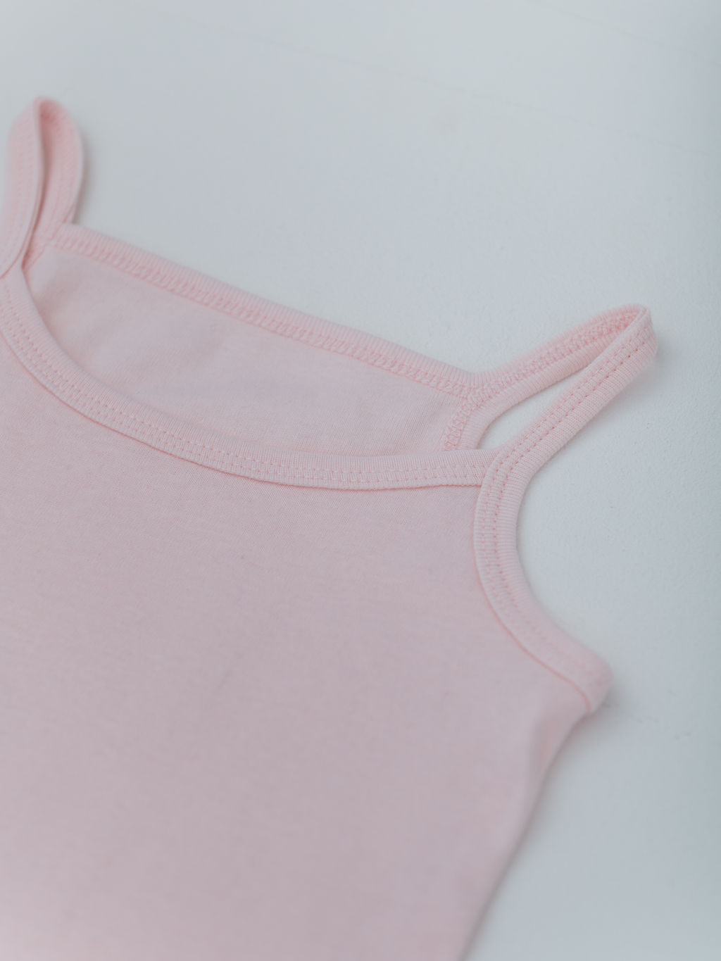 Майка для девочки из рибаны, розовый - Lesi kids фото 5