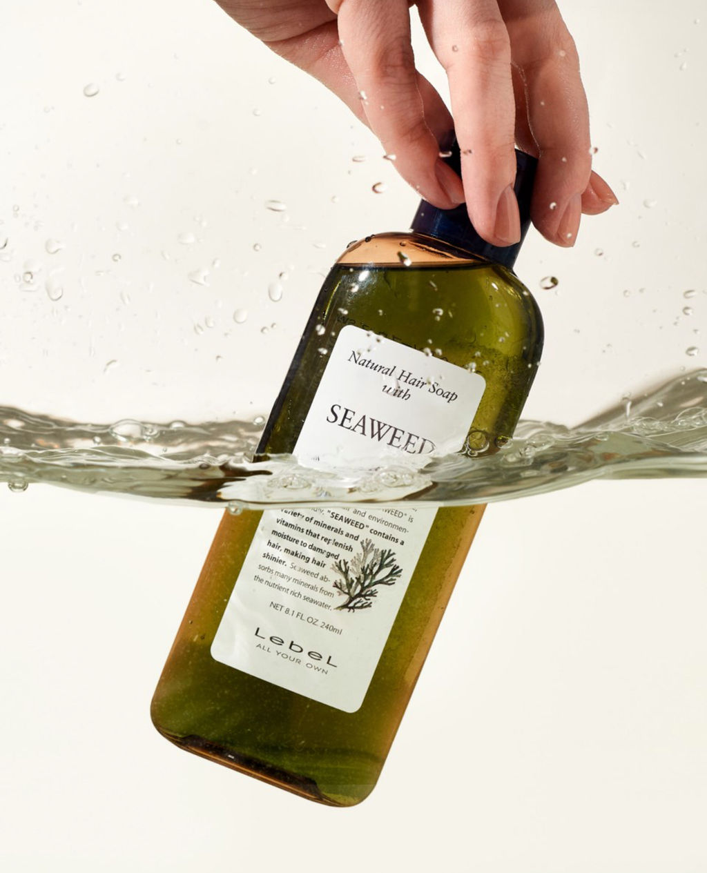 Шампунь для волос NHS SEAWEED, 240 мл мл. - Lebel фото 3