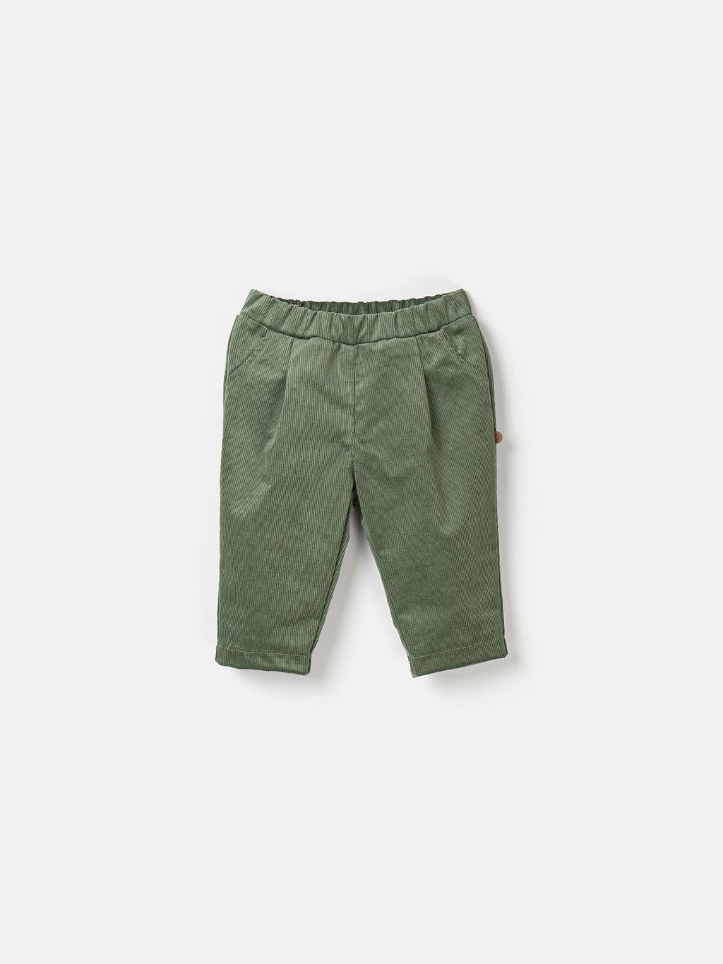 Брюки вельветовые "Олива" 0+