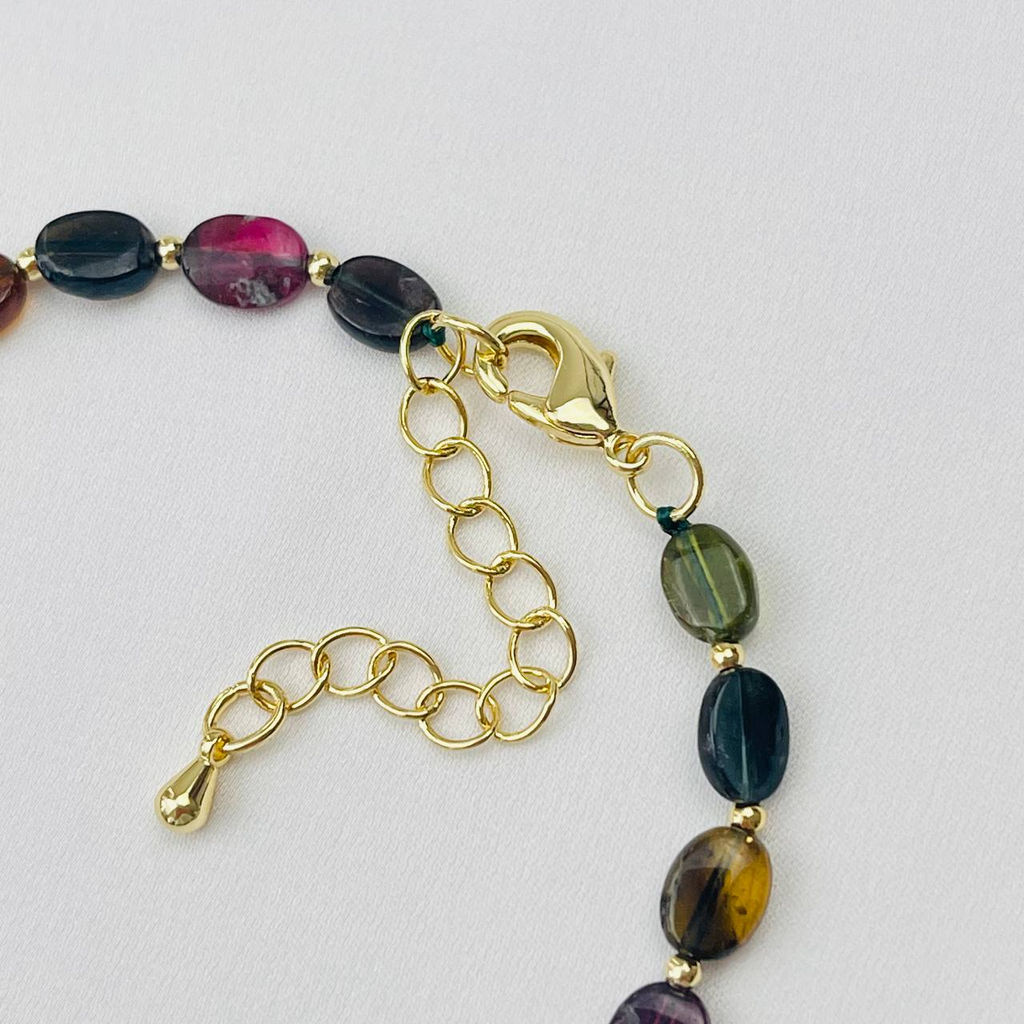 Браслет из Турмалина микс 18 см +