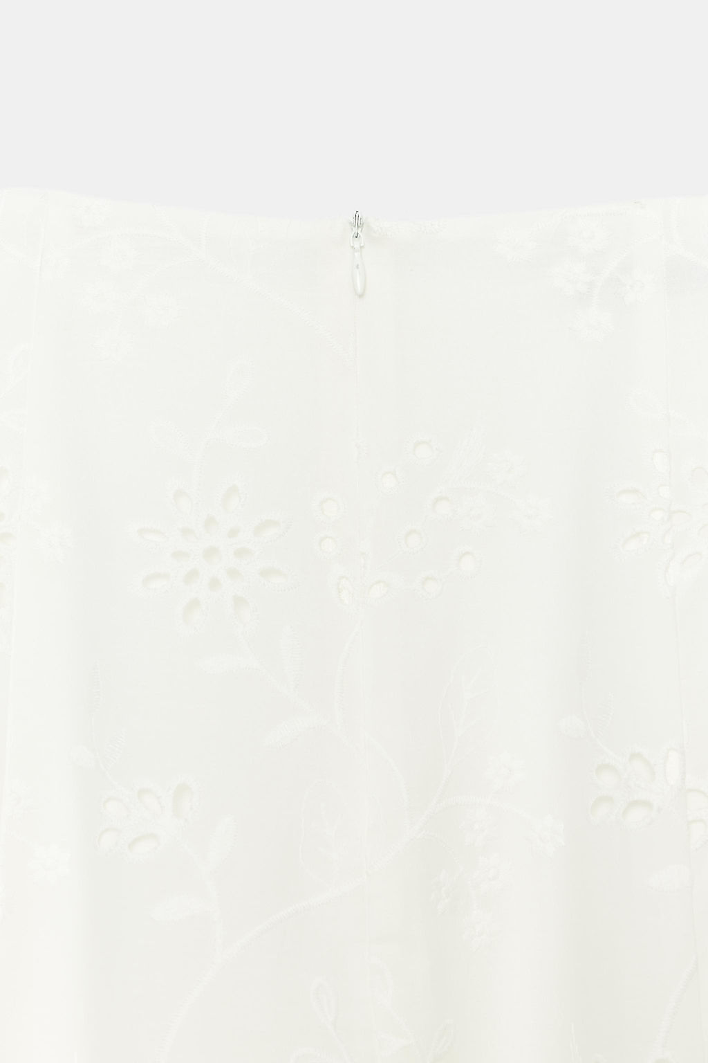 FALDA MIDI BORDADOS PERFORADOS / Blanco - Zara фото 9