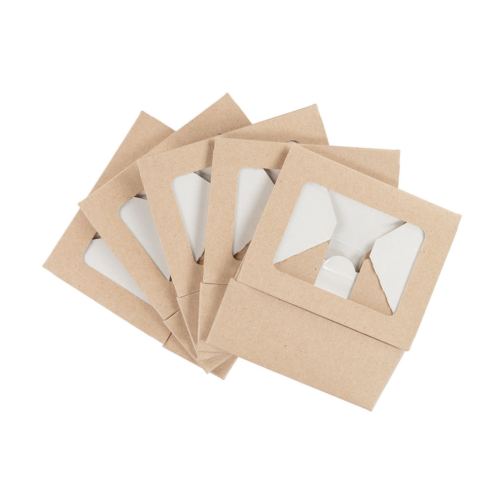 S-CHIEF BFC-041 Универсальная коробка с ОКНОМ 10 x 8 x4 см 5 шт  фото 4