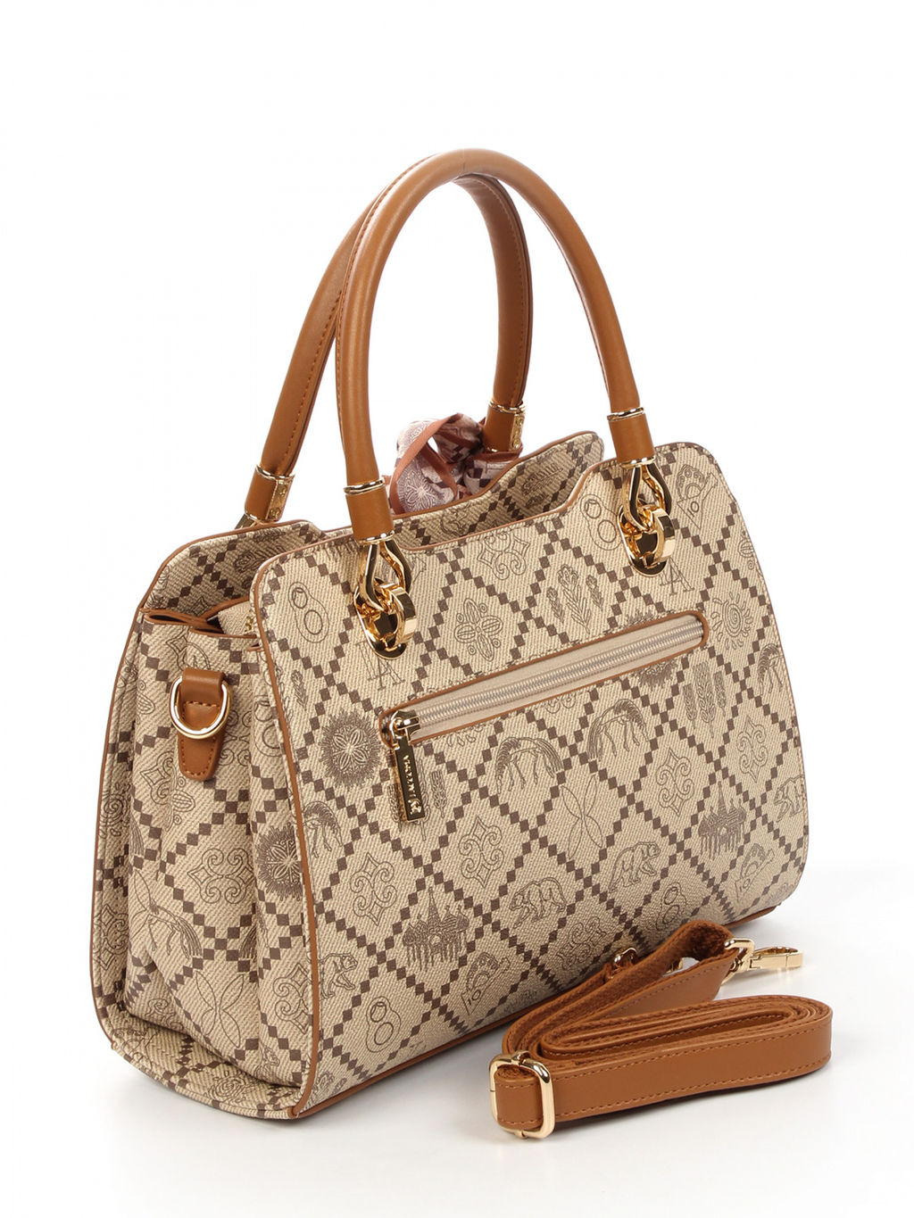 LACCOMA сумка АС552-Россия-бежевый эко кожа