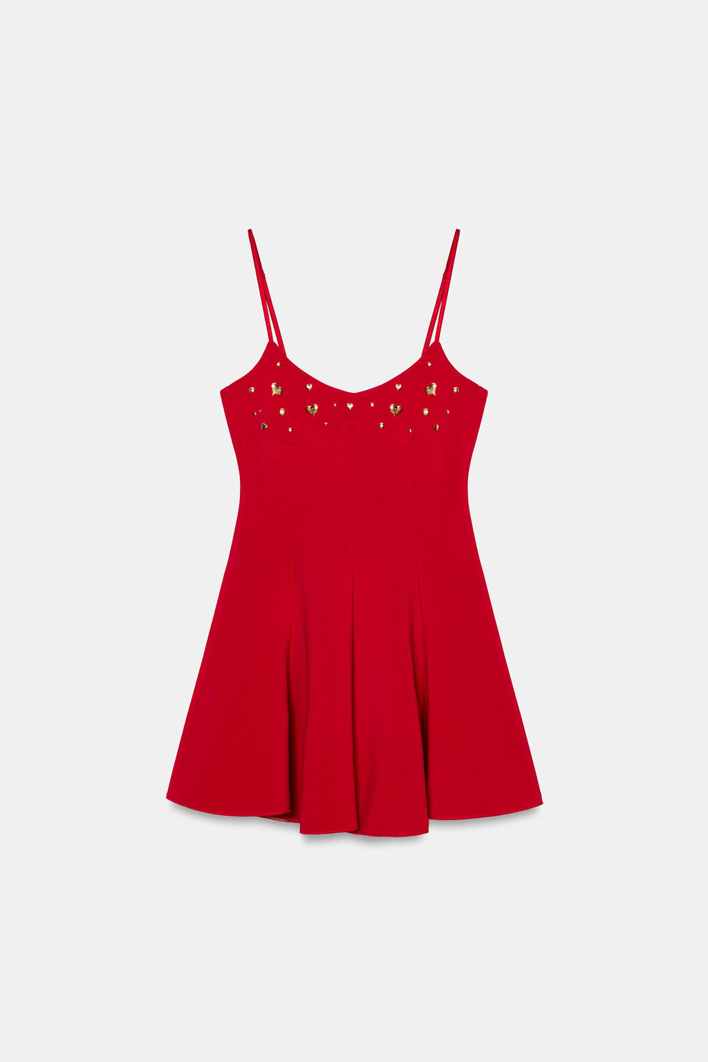 STRETCH DRESS WITH HEARTS - Zara фото 10