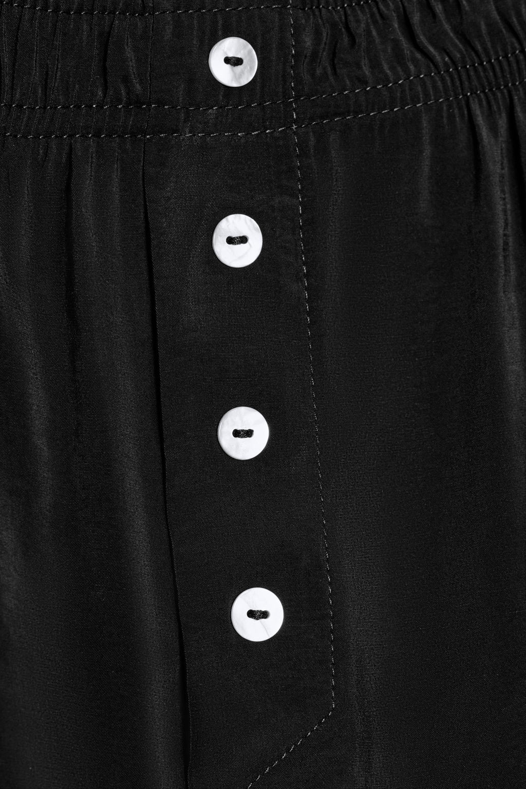 SHORTS FLUIDOS GOMA BOTONES / Negro - Zara фото 6