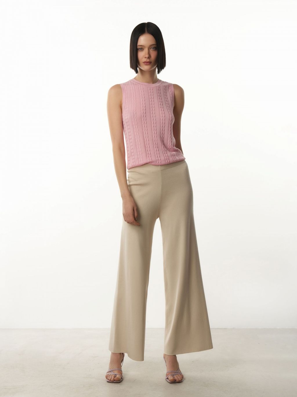 Conso/KTR 230727 - light beige Брюки женские  фото 2
