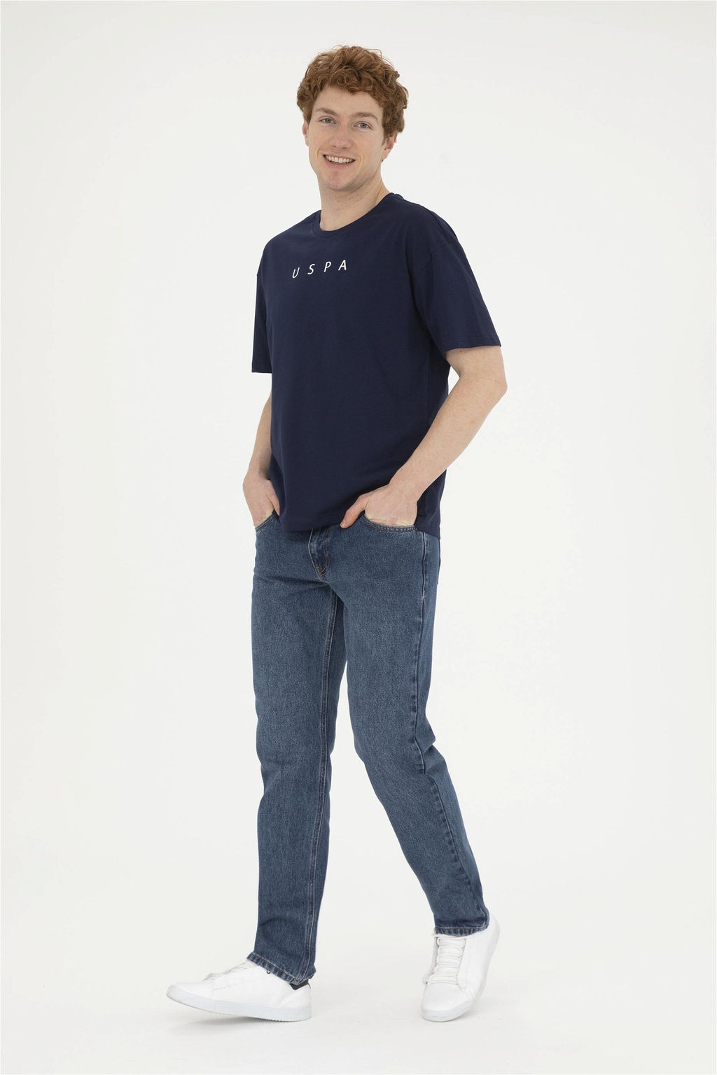 Мужская темно-синяя футболка - U.s. polo assn фото 4