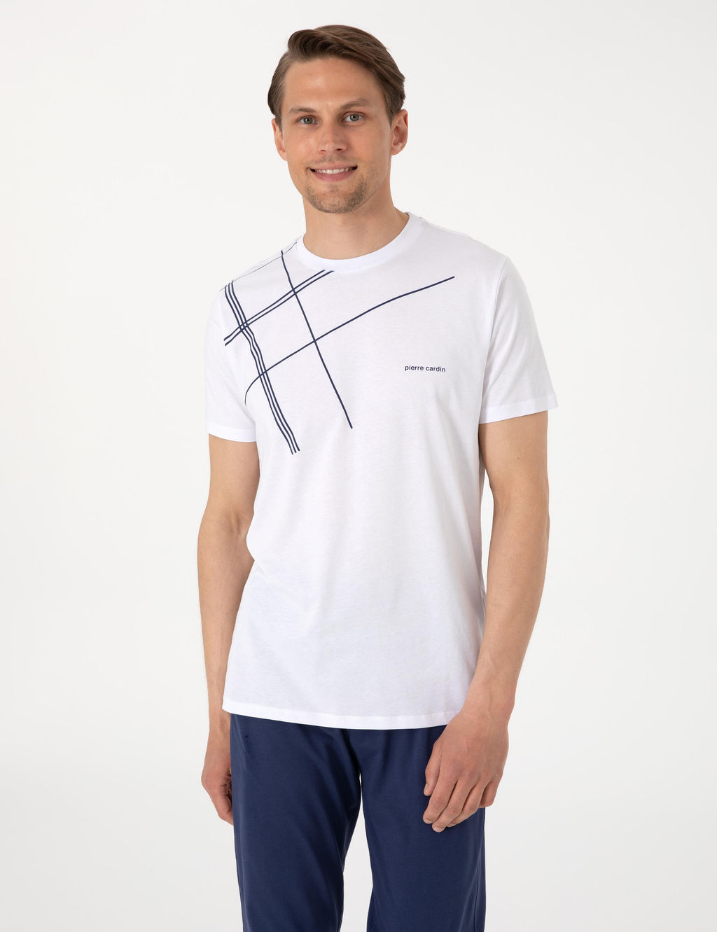 Beyaz K_sakol Pijama Tak_m_ - Pierre cardin фото 3