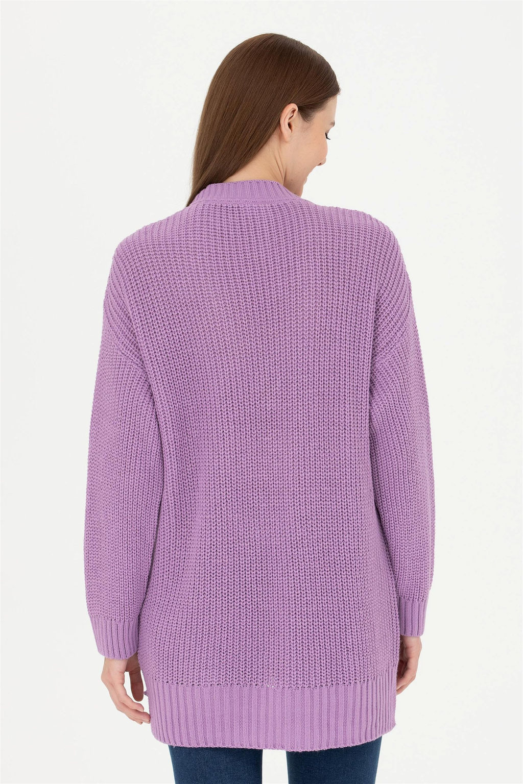 Женский сиреневый свитер - U.s. polo assn фото 5