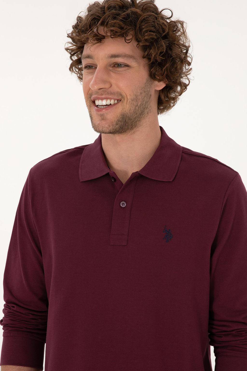 Erkek Bordo Basic Sweatshirt Sepette S_rpriz _ndirim - U.s. polo assn фото 2