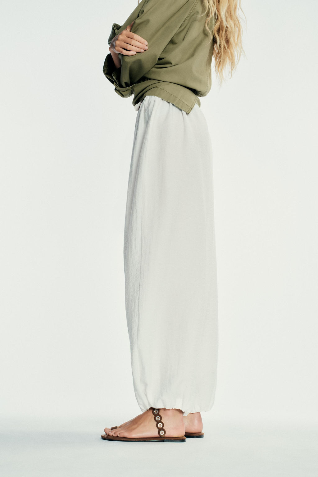 FLOWING BALLOON TROUSERS - Zara фото 12