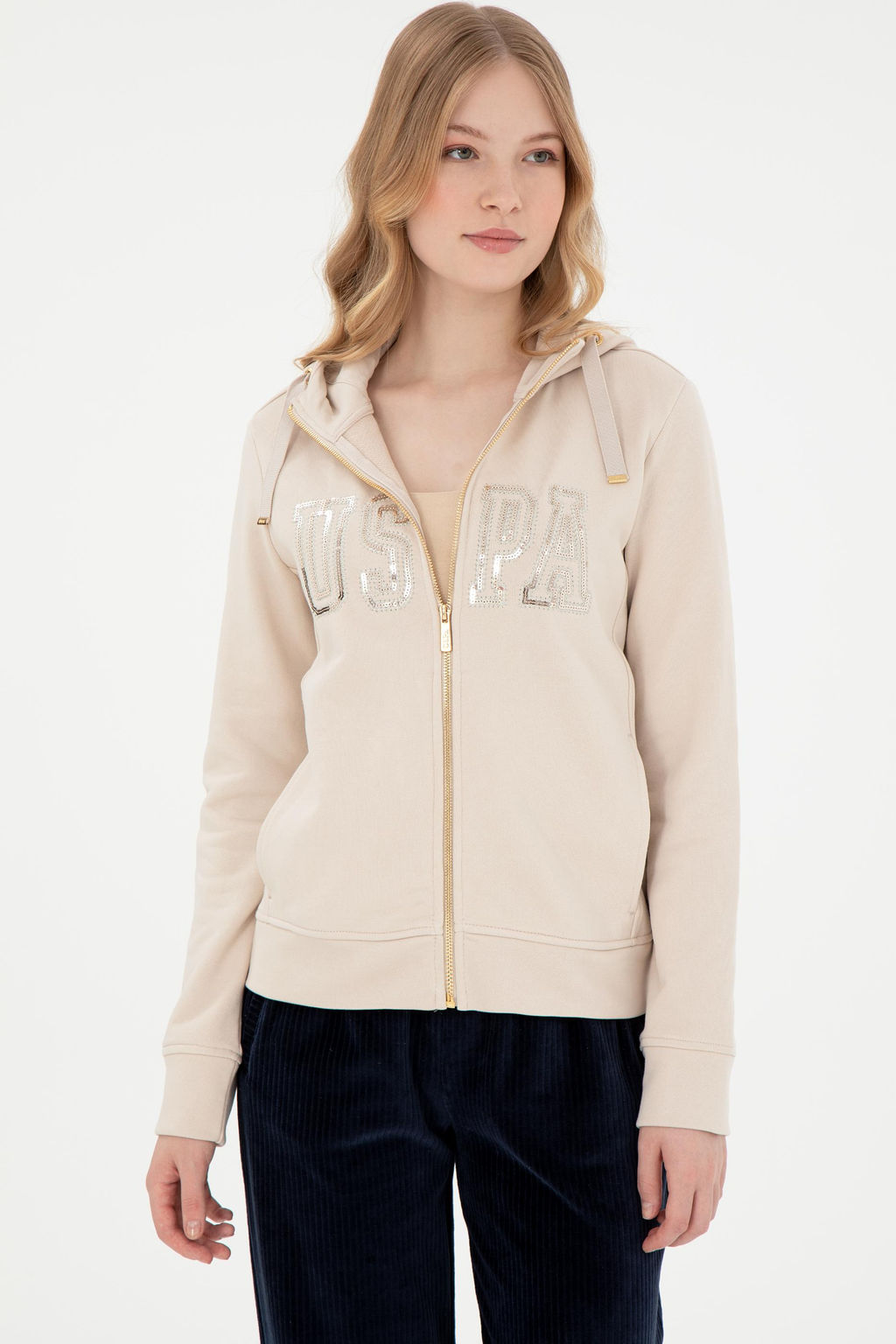Kad_n Ta_ Basic Sweatshirt Sepette S_rpriz _ndirim - U.s. polo assn фото 9