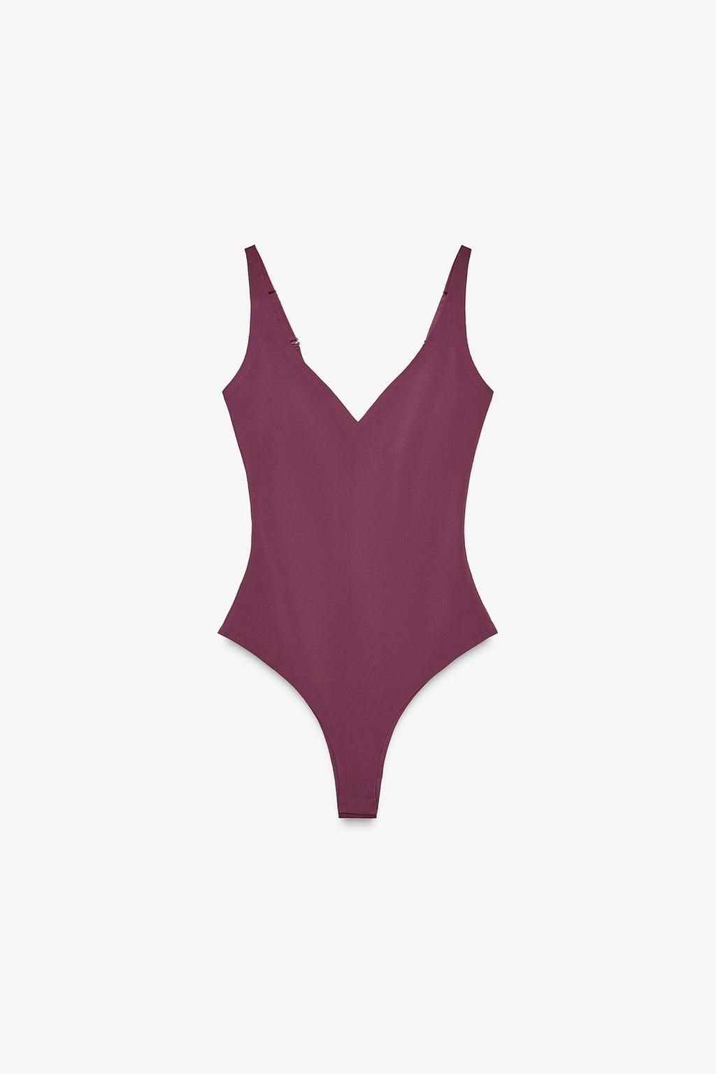 STRAPPY POLYAMIDE BODYSUIT - Zara фото 5