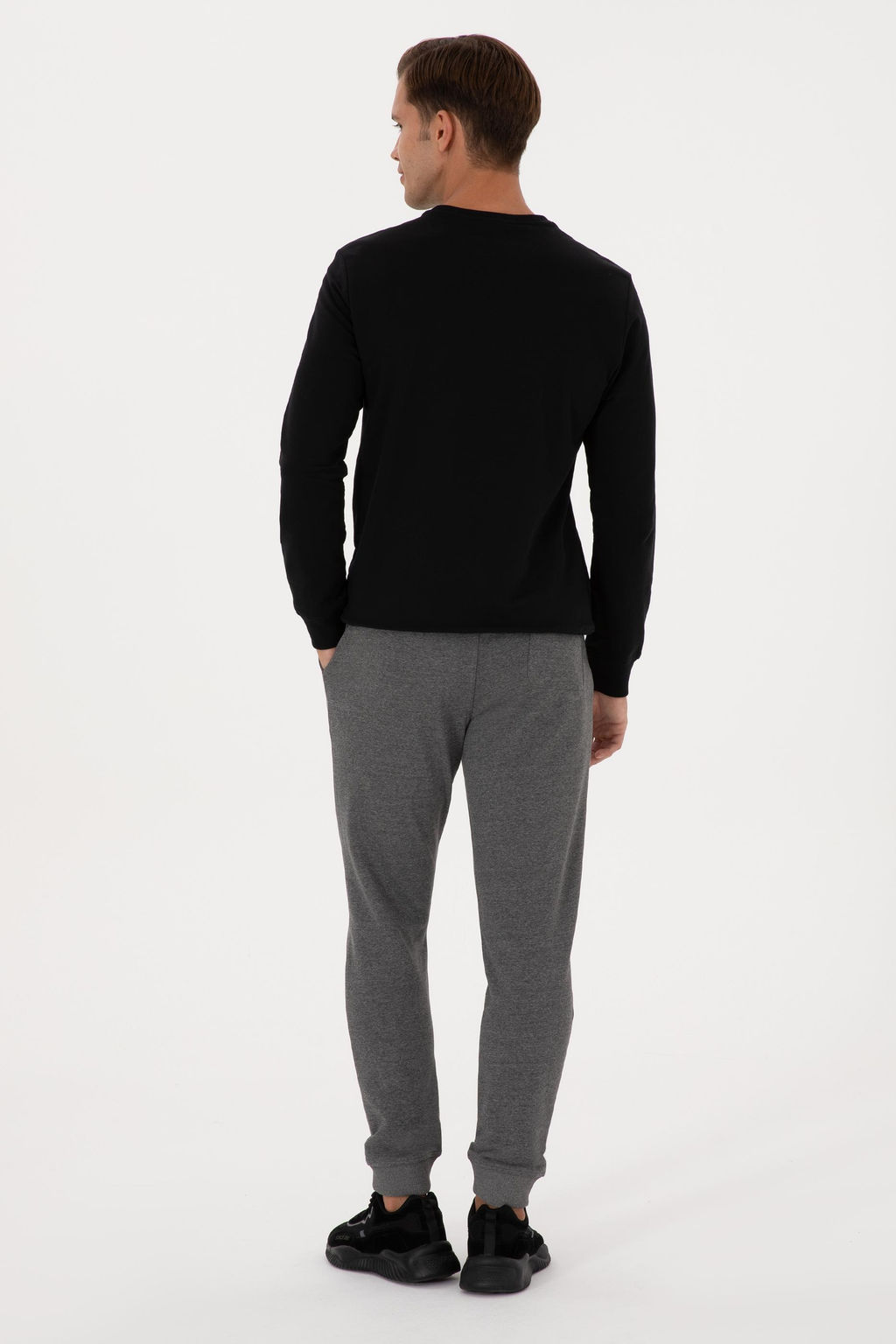 Erkek Antrasit Melanj E_ofman Alt_ Sepette S_rpriz _ndirim - U.s. polo assn фото 4