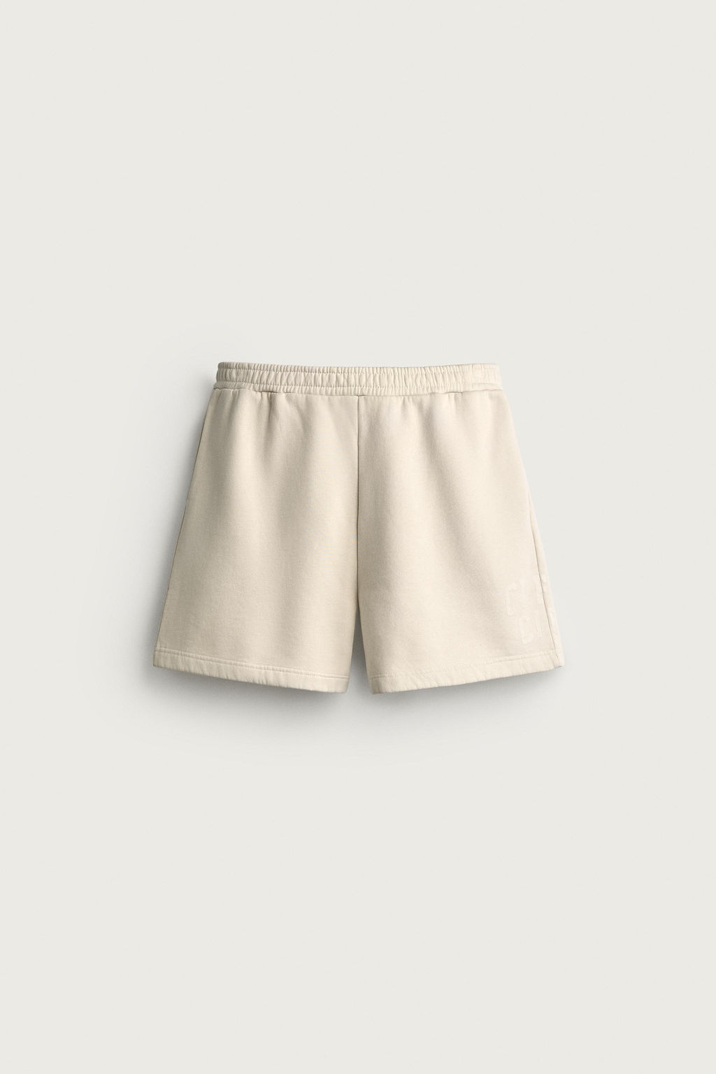 BERMUDA JOGGER LAVADA TEXTO ESTAMPADO / Crudo - Zara фото 7