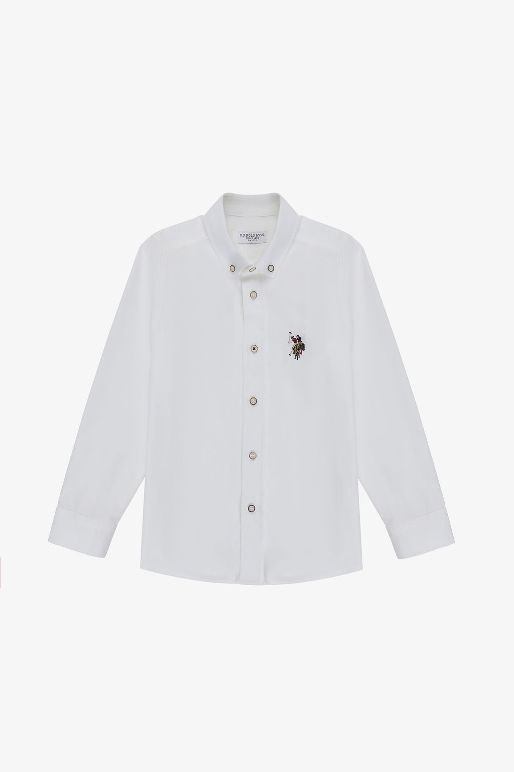 Erkek _ocuk Beyaz Uzun Kollu Basic G_mlek - U.s. polo assn фото 6