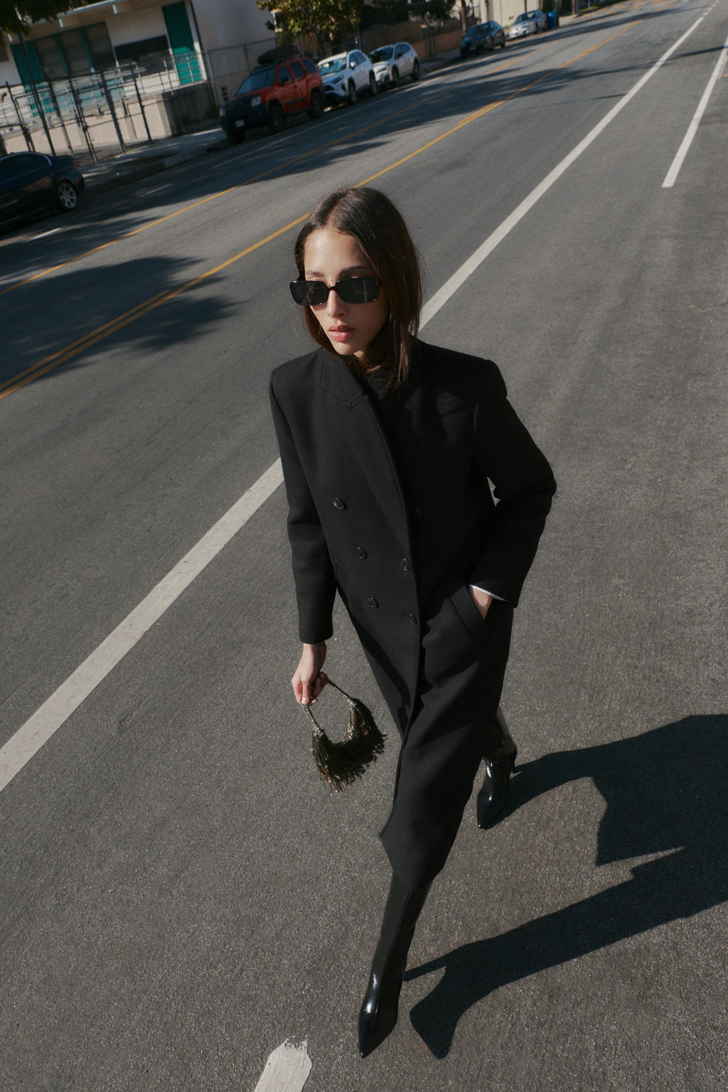 LONG DOUBLE-BREASTED COAT - Zara фото 11
