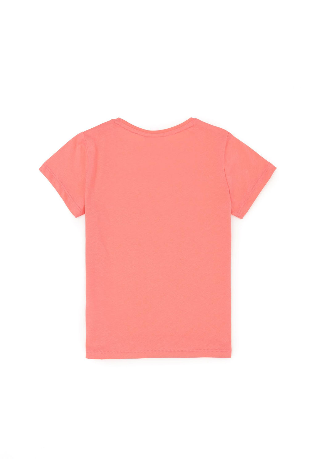 Неоново-розовая базовая футболка с круглым вырезом для девочек Неожиданная скидка в корзине - U.s. polo assn фото 9