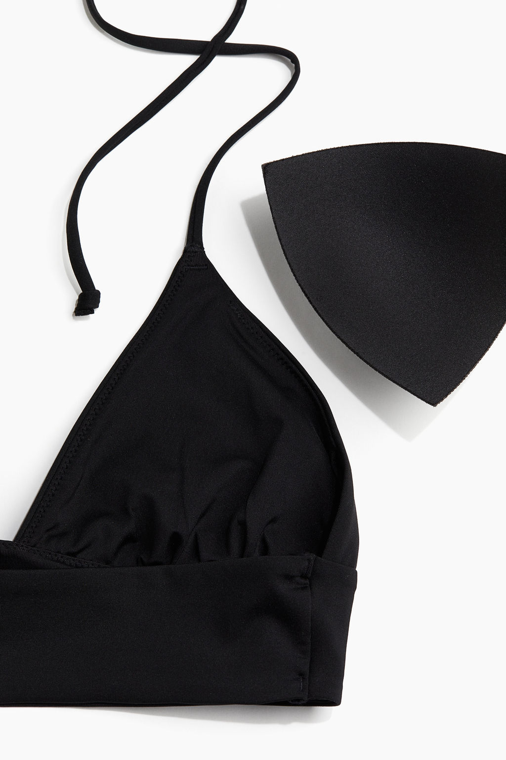 Top de bikini triangular con relleno - H&m фото 3
