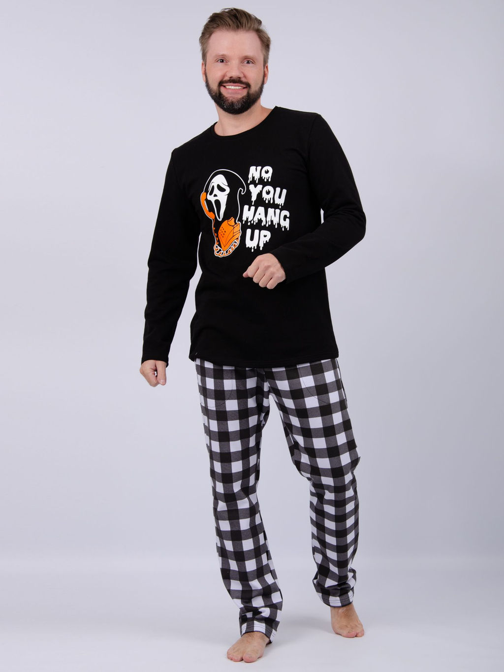 Пижама "Ужастики 2", футер начес