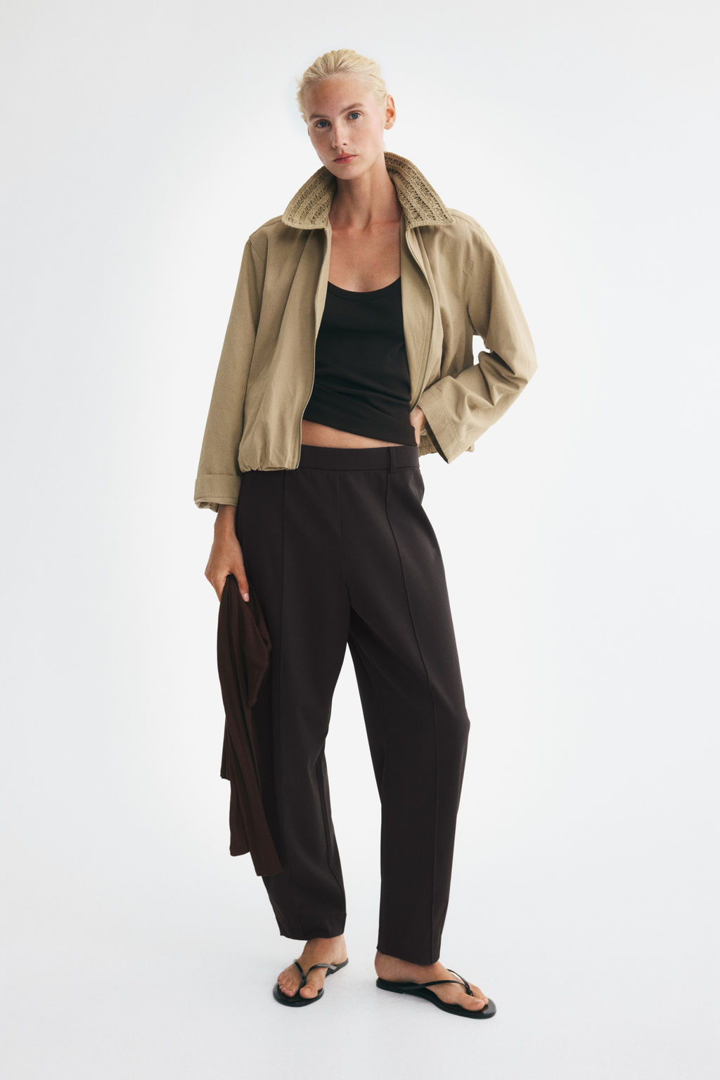 Jersey barrel trousers - H&m фото 4