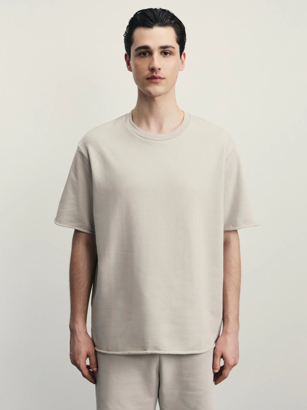 Футболка из плотного хлопка / Zarina фото 11