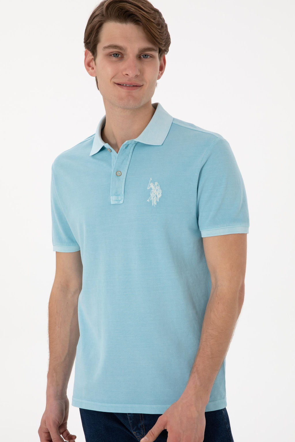 Erkek Polo Yaka Aqua Basic Ti__rt Sepette S_rpriz _ndirim - U.s. polo assn фото 4