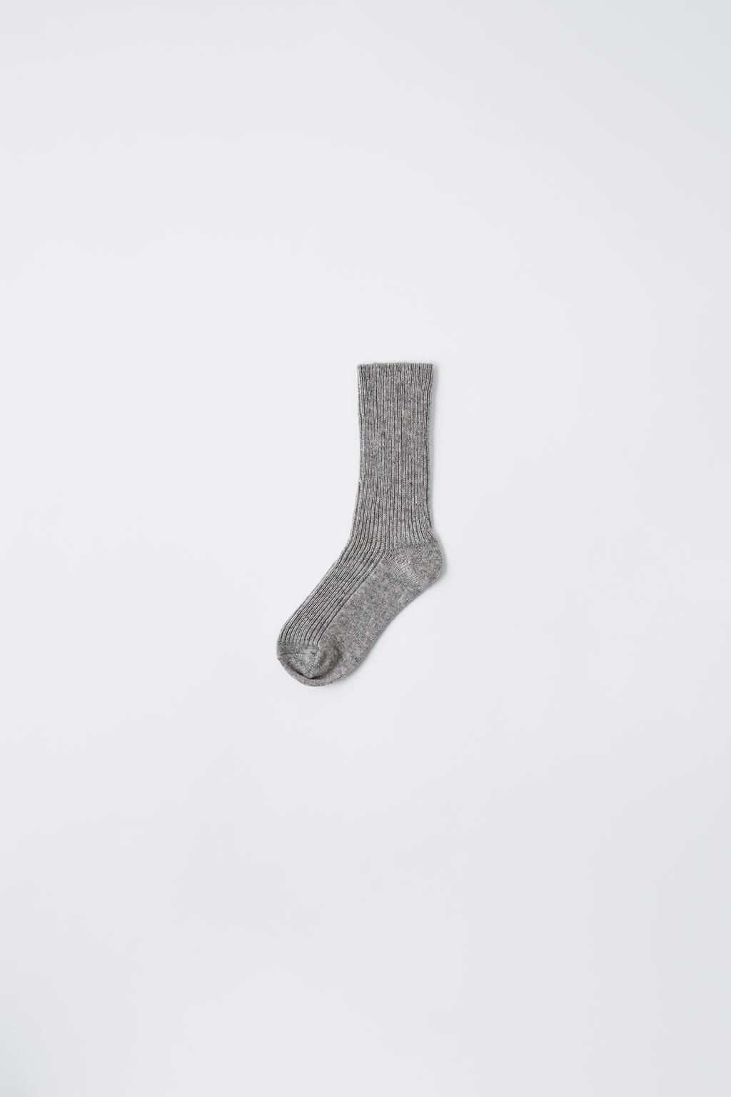 WOOL AND CASHMERE BLEND SOCKS - Zara фото 2