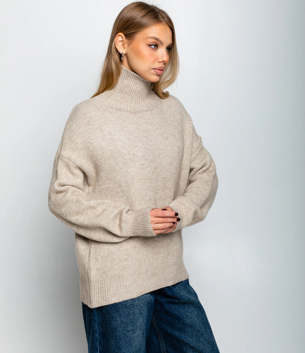 Свитер #КТ2587 (1), бежевый - Dommod фото 2